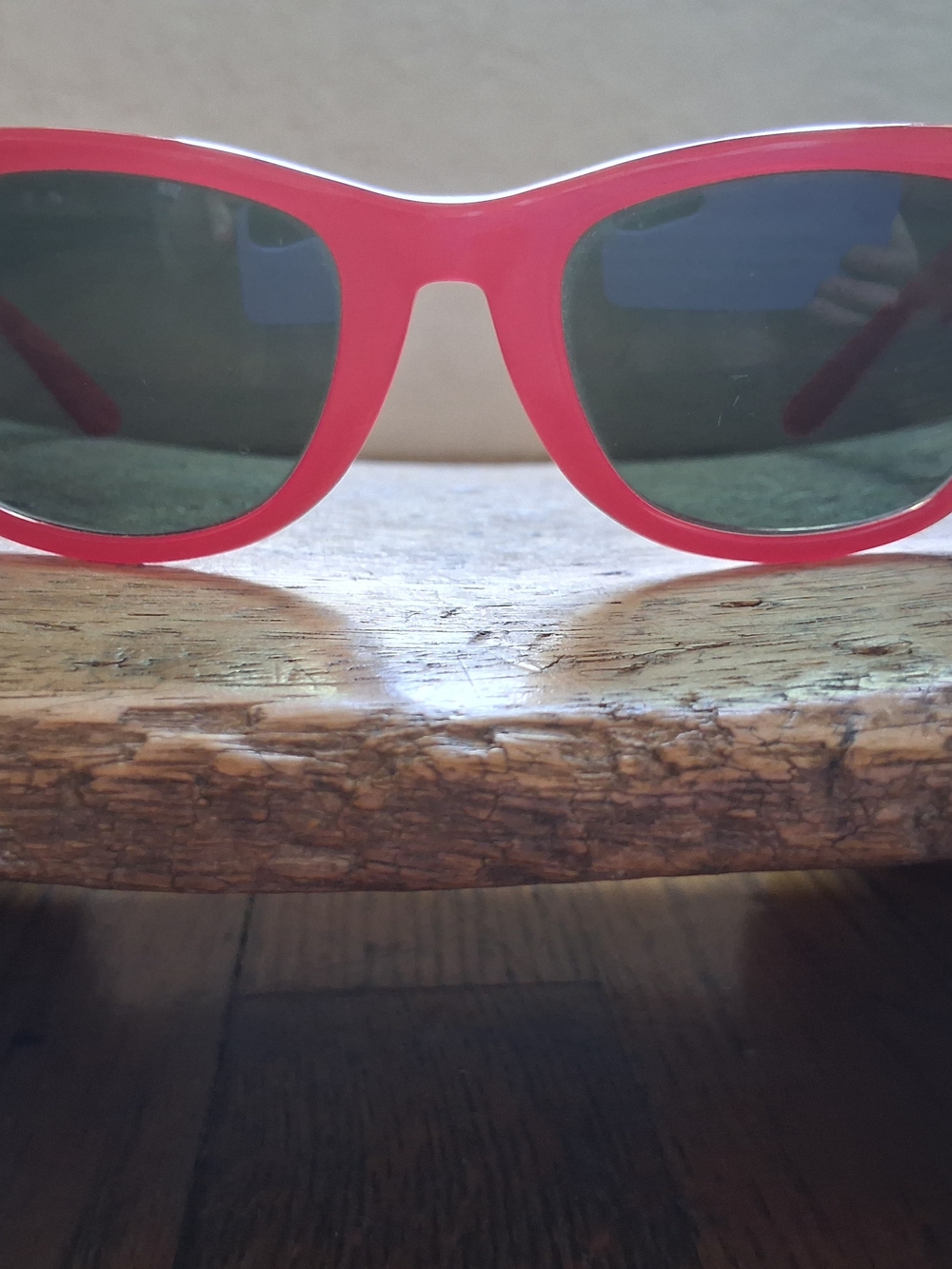 Ray-Ban B&L Red Frame Gray Lens Sunglasses